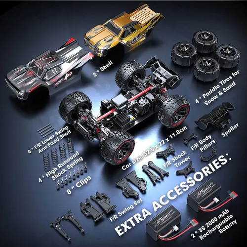 Hyper Go 14210 H14bm V3 Rc Coche Sin Escobillas 50 Mph 4x4