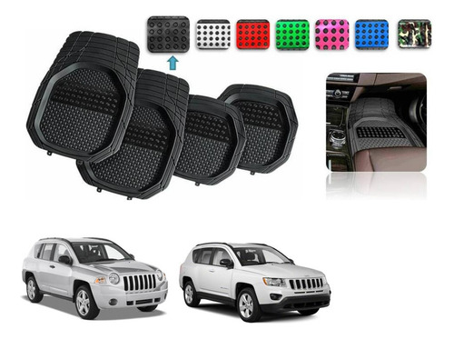 Tapetes Charola 4pz Color 3d Jeep Compass 2007 - 2016 2017