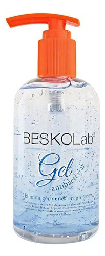 Alcohol gel BeskoLab Antibacterial en pet fragancia a sin aroma con dosificador 250 ml 300 g