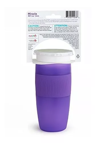 Vaso Miracle 360° Munchkin 296 Ml - Morado Munchkin - Pepe Ganga - Pepe  Ganga