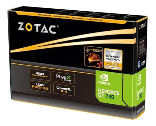 Zotac Geforce Gt 730 Zone Edition 4 Gb Ddr3 Pci