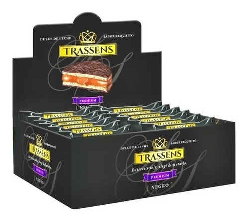 Alfajor Trassens Chocolate X 12 Un