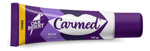 Protetor Hidratante Labial Carmed Açai Oakberry Com Cor 10g