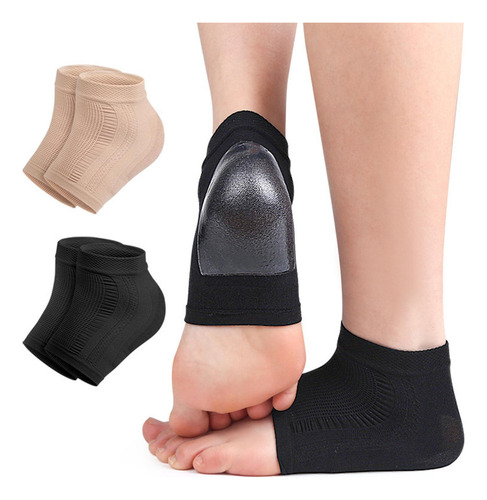 2 Pares De Calcetines Hidratantes Para Talón Cojín Para