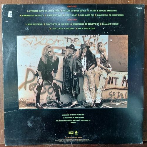 Vinil Lp Poison Flesh And Blood Com Encarte