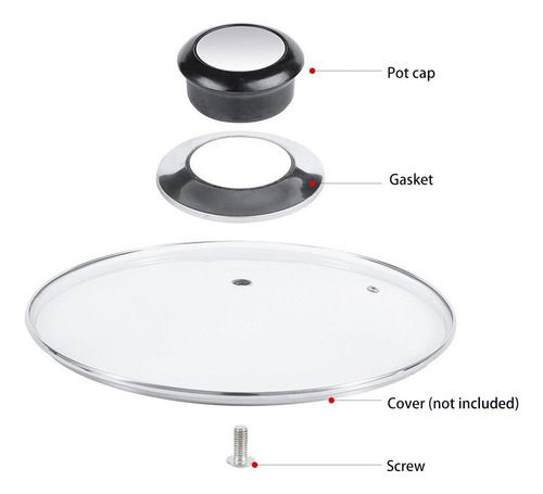 Bh Para . 6pcs Olla Resistente Al Calor Tapa Perilla Cocina