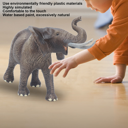 Animales Salvajes Modelo Elefante Simulado Plástico Realista
