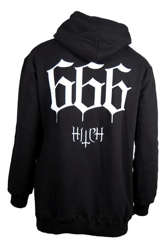 Buzo Oversize 666 Hitch Diablo Heavy Metal Rock Gothic Punk
