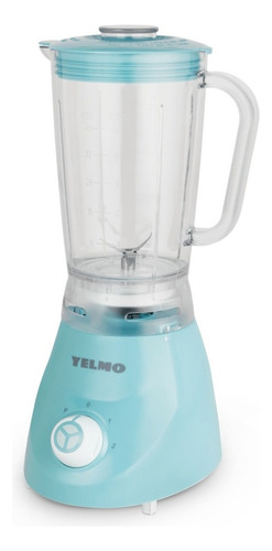 Licuadora Yelmo Lc-1009 1.5 L Celeste 650w Jarra De Plástico