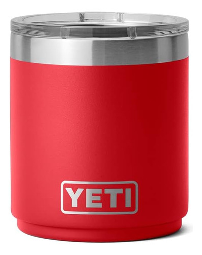 Vaso Térmico Yeti, Con Tapa, 296 Ml Acero Inoxidable, Rojo