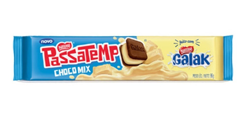Biscoito Passatempo Recheado Galak Nestle 96g