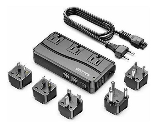 Convertidor De Corriente Y Usb De Viaje Bestek 250w