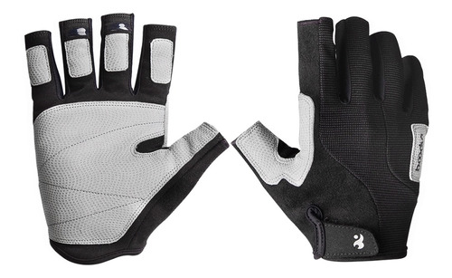 Guantes De Escalada Unisex Con Medio Dedo