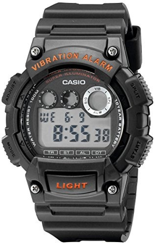 Casio Hombre W735h-8avcf Super Iluminador Negro