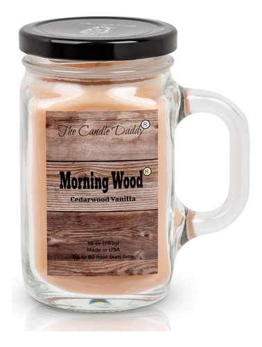 La Vela Daddy Morning Wood Cedarwood Vela De Vainilla - Vela