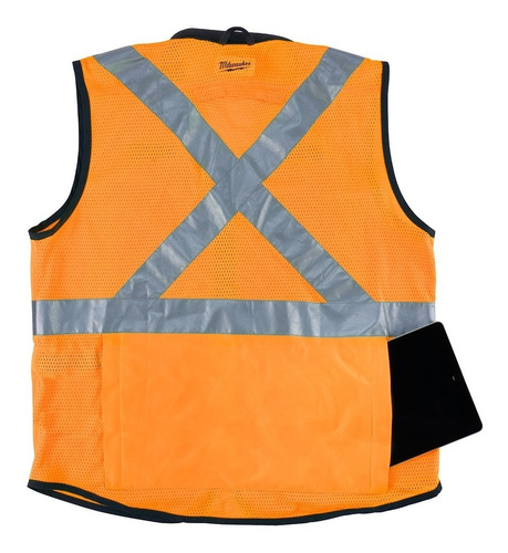 Imagen 3 de 5 de Chaleco De Seguridad Naranja Ur G/xg Milwaukee 48735092