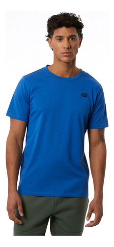 Camiseta New Balance Heathertech Tee Para Hombre-cobalto