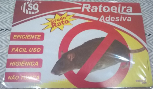 3 X Ratoeira Adesiva Cola Visgo. Pega Rato, Barata, Insetos