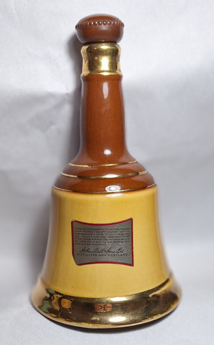 Botella Ceramica Vacía Old Scotch Whisky Bell's (Usado)