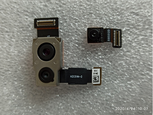 Câmera Traseira E Frontal Moto Z3 Play Originais