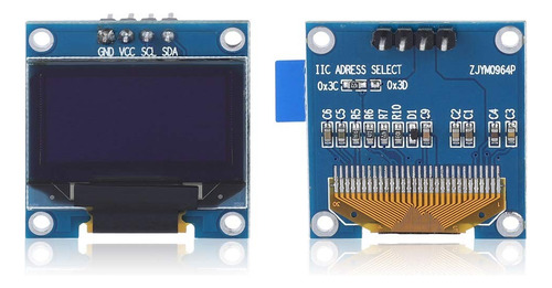 Módulo Lcd Oled 128x64 0.96 Pulgadas I2c Spi 4 Pines