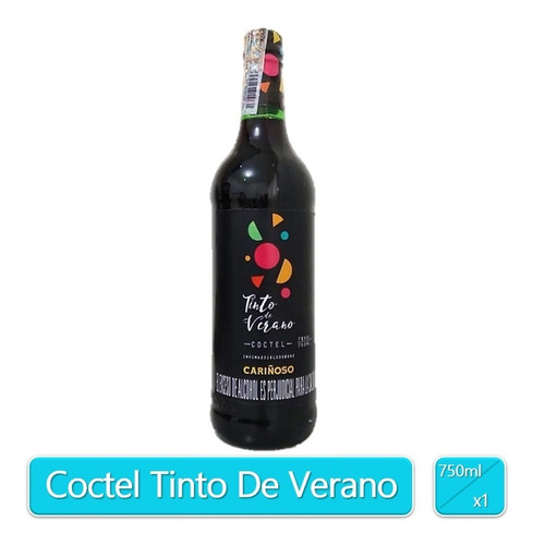 Coctel Cariñoso Vino Tinto De Verano Botella X750ml 
