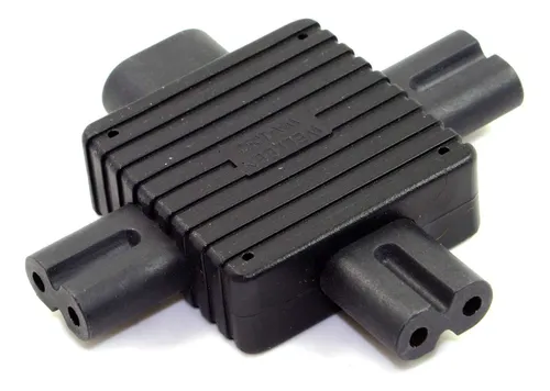 Strhowill Iec320 Figura 8 C8 Macho A 3x Hembra C7 Divisor Ad