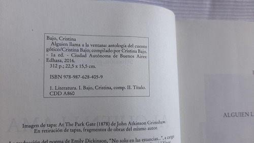 Imagen 4 de 10 de Alguien Llama A La Ventana Cuento Gotico Cristina Bajo