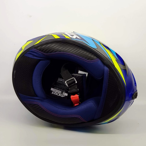 Imagem 10 de 10 de Capacete Axxis Draken Vector + Viseira Fume Lançamento