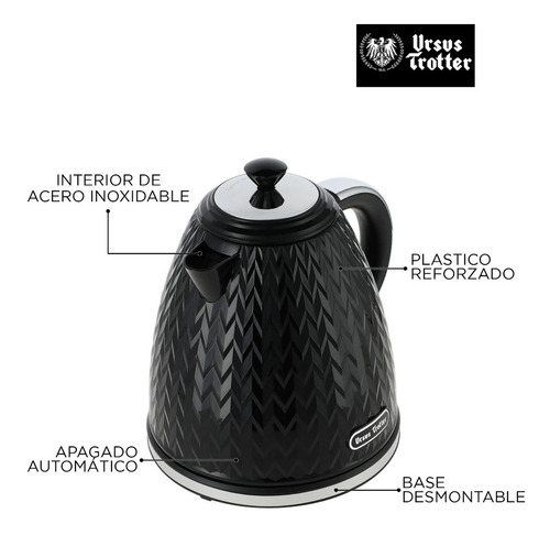 Hervidor Eléctrico 1,7 Litros Ursus Trotter