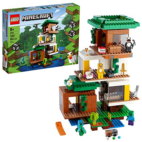 Lego Minecraft La Casa Del Árbol Moderna 21174 Casa Del Árbo