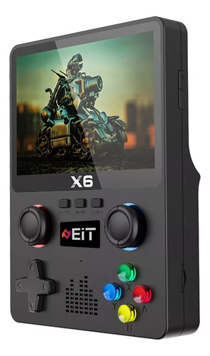Jogador De Jogos Portátil X6 Portátil Com Tela Ips De 3,5 Po
