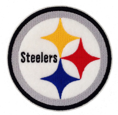 Logo Steelers Nfl Parche Bordado 1 Pza 11 Cm