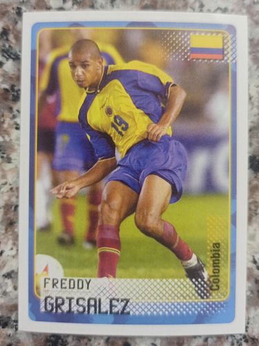 Lámina Panini Original Freddy Grisalez 2002