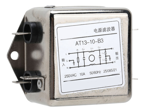 Filtro De Alimentación 250 Vac Emi Interferencia Electromagn