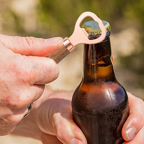 Abridor De Botellas Con Mango De Madera Abridores De Botella