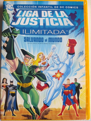 Dvd Liga De La Justicia Ilimitada Salvando Al Mundo