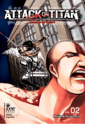 Attack On Titan Vol 2 - Hajime Isayama - Manga Ovni Press