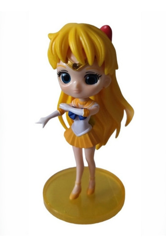Sailor Moon Venus Figura Con Base En Bolsa 