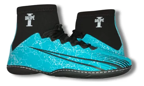 Chuteira Cr7 Azul Cano Alto Chuteira Cr7 Futsal De Quadra Botinha