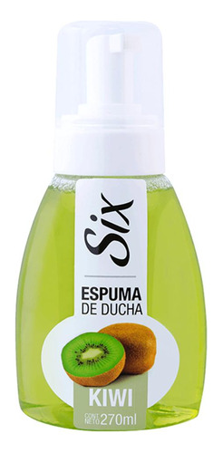 Espuma De Ducha Six Kiwi 270ml Súper Oferta