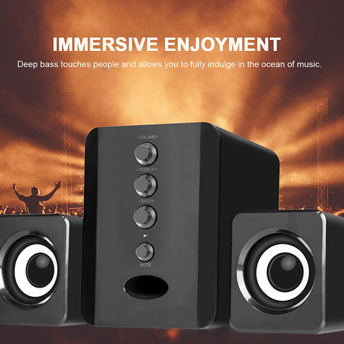 Equipo De Audio Usb Box Desktop Music D-202 Para Estéreo Con