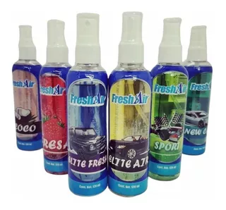 Spray Aromatizante 120ml Freshair Auto Caja Con 6