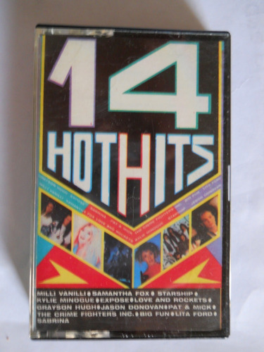 Cassette 14 Hot Hits B M G 1989