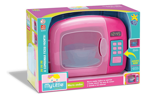 Microondas Com Som E Luzes E Tigelinha Divertoys