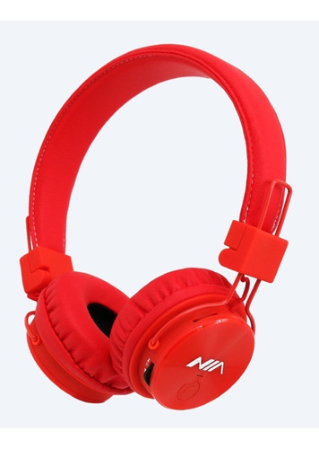 Audifono Bluetooth Nia Original X3 Micro, Sd Radio Rojos