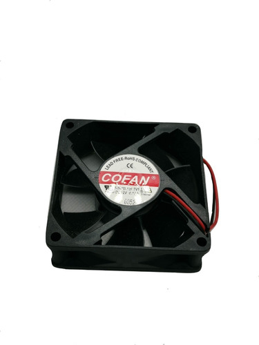 Ventilador 12v 0.13a 7x7x2.5cm  #12-ve