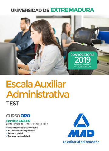 Escala Auxiliar Administrativa Universidad Extremadura Te...