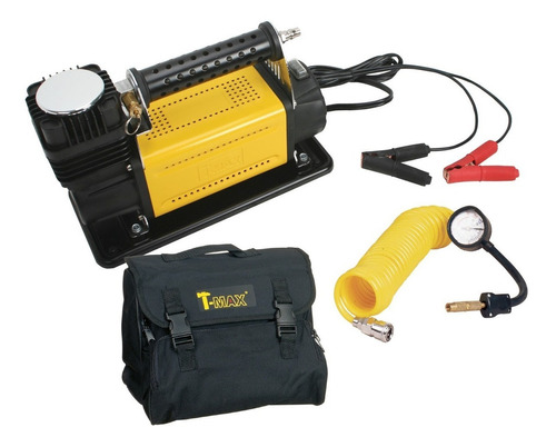 Compresor de aire mini portátil t-max 160 12W 12V amarillo/negro