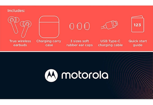 Audifonos Motorola Moto Buds S Anc Tws In Ear Bluetooth Ipx5 Negro